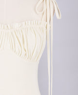 [Made] Cupid ruffle dress / Cream