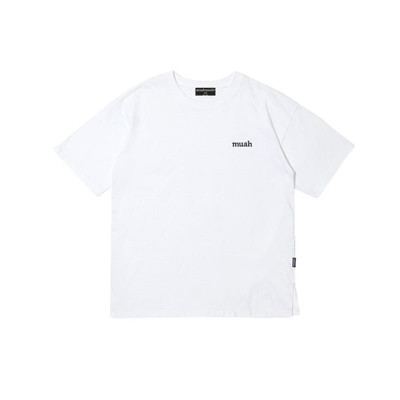 ステッチロゴ半袖Tシャツ [WHITE]
