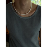 [Unisex] Pearl ball necklace
