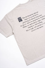 BBD クラッシュドフェイスピグメントTシャツ (Sand)