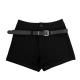 Daily span low belt short pants (3 colors)