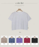 Basic Pigment Washing Short Sleeve T-shirt (6color)