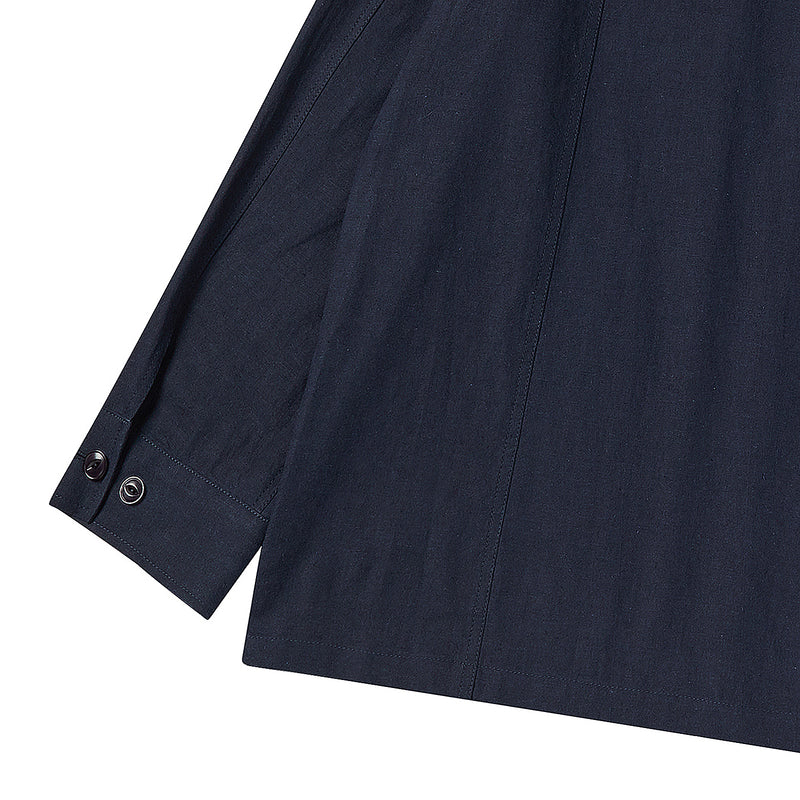 [COLLECTION LINE] N ARCHIVE HAND MADE WESTERN DETAIL LINEN JACKET NAVY