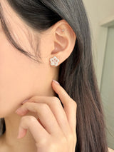 Crystal Blossom Earrings / 2 colors