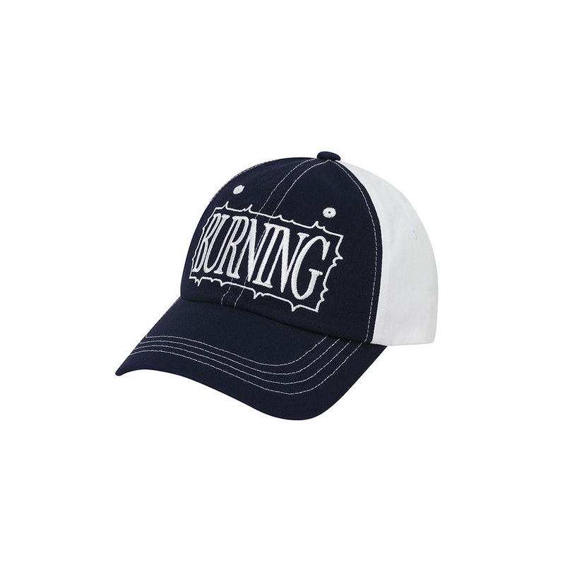 BURNING ball-cap [White]