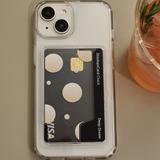 Beaded Ice Cream MagSafe Transparent Card Wallet