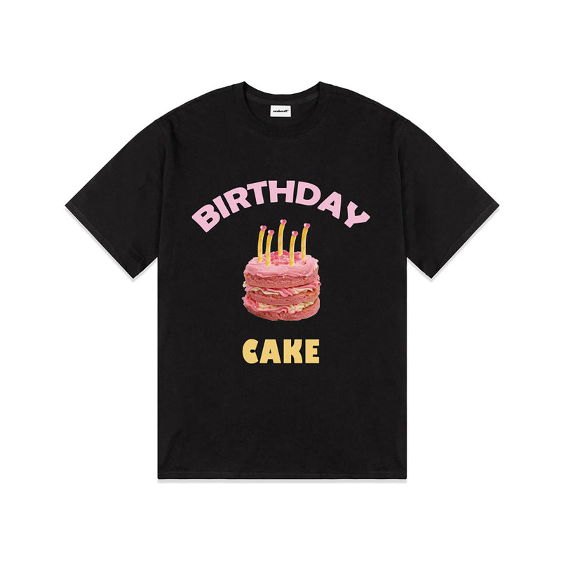 BIRTHDAY CAKE T-SHIRT [4COLOR]