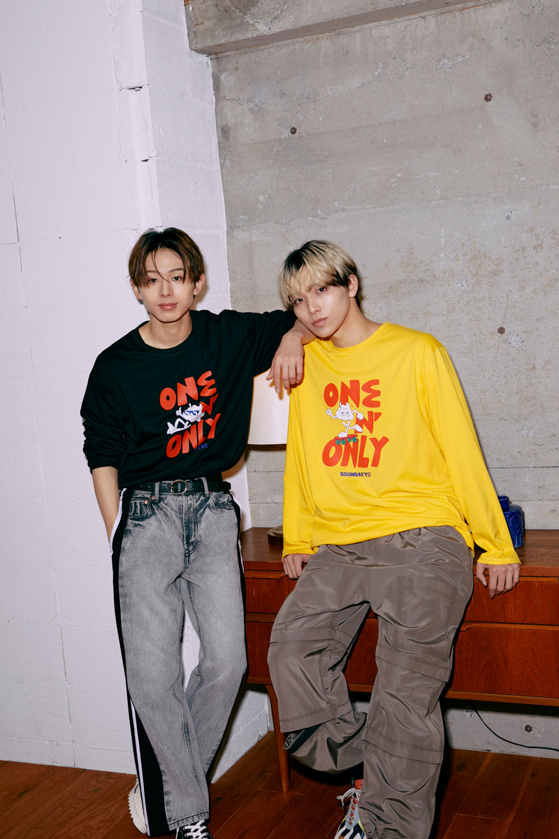 Collaboration Long-Sleeve T-shirt（HAYATO Wearing）| ONE N' ONLY × SSUNDAYY