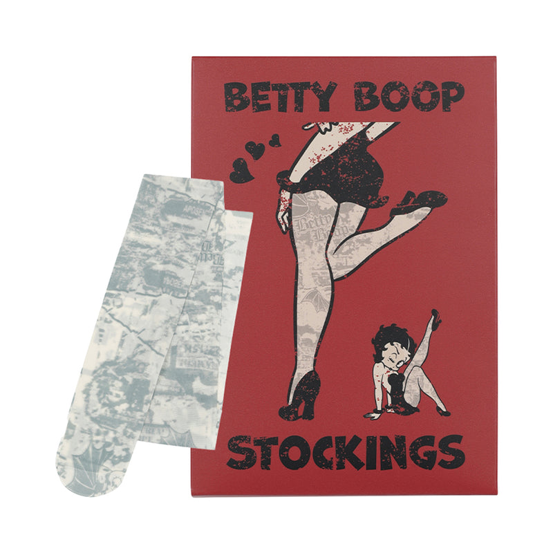 [BettyBoop X RYU'S PENNA] Metal Graphic Stockings