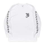 BBDスケッチロゴロングTシャツ(White)