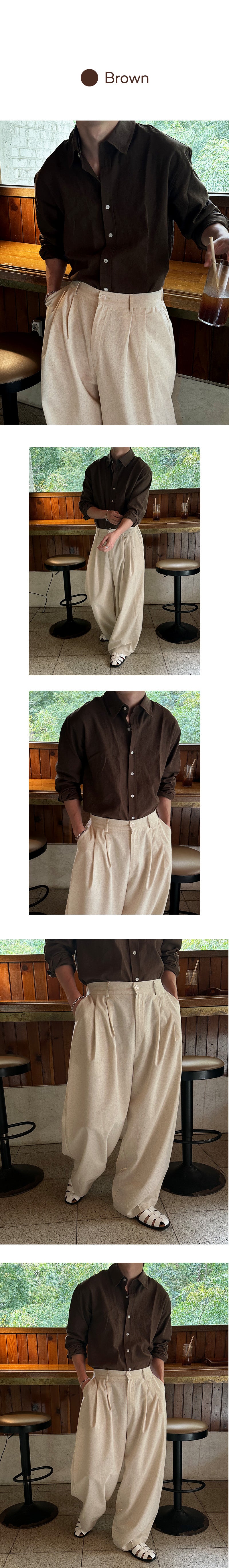 [S/S] Natural linen shirts(6color)