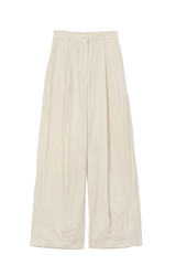 Roeve summer bendable pintuck wide nylon pants (2 colors)