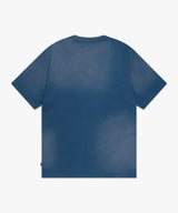 ブリーチスプレーベアTシャツ dark blue