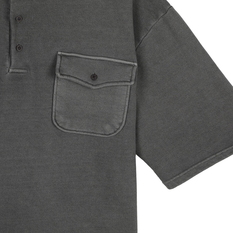 ASCLO Pig Pocket Short Sleeve Collar T Shirt (3color)