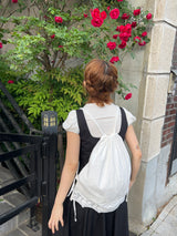 lace string backpack