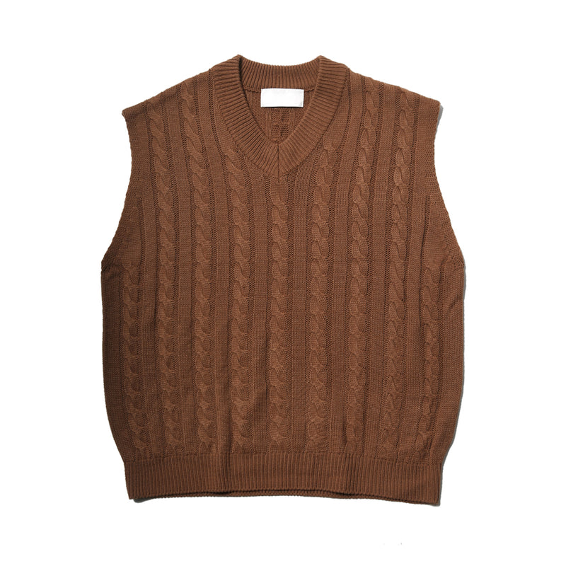 LMN Kellis Twisted Mood Vest Knitwear (5 colors)