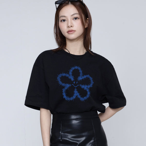 [UNISEX] Thorns flower short-sleeved T-shirt