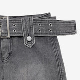 Hibby Big Belt Ultra Mini Skirt (belt set)