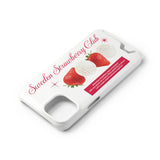 【MADE】Sweden Strawberry Club Phonecase(Glossy Card Pocket)