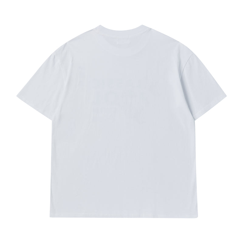 プールスウィムクラブロゴ 1/2Tシャツ　ホワイト