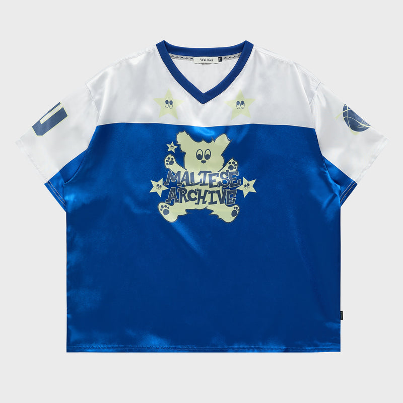 Star Maltese silky jersey half sleeve T-shirt