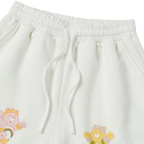 [WOMEN'S EDITION] RUN TOGETHER CARE BEARS COTTON HALF PANTS WHITE
