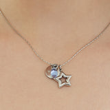 Waterdrop Star Logo Surgical Necklace