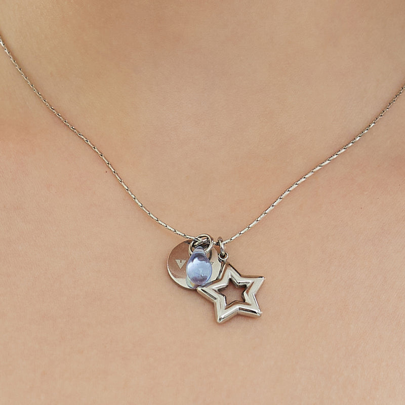 Waterdrop Star Logo Surgical Necklace