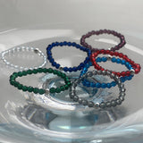 クリスタルリング / [CCNMADE] Crystal DoongGool Ring (8color)
