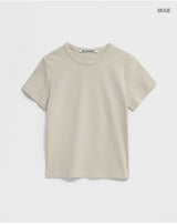 [B-BASIC] Standard Round Short Sleeve T-Shirt 2SIZE