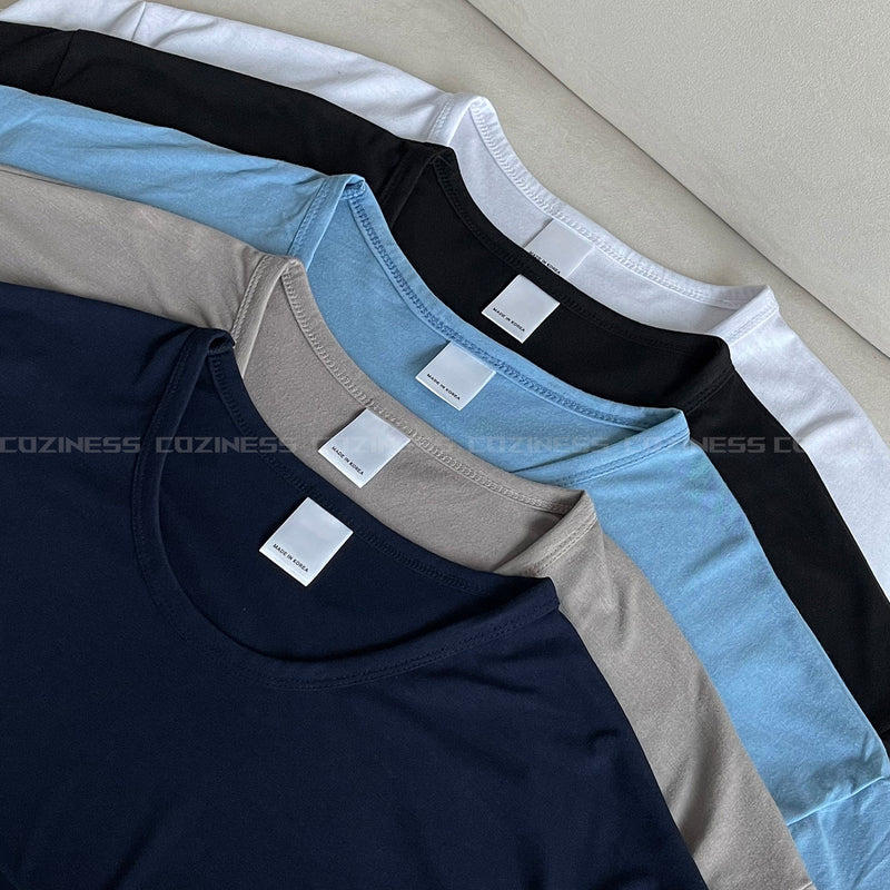 B747 オーバーサイズフィットUネック半袖Tシャツ（5色）