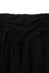 lace skirt (black)