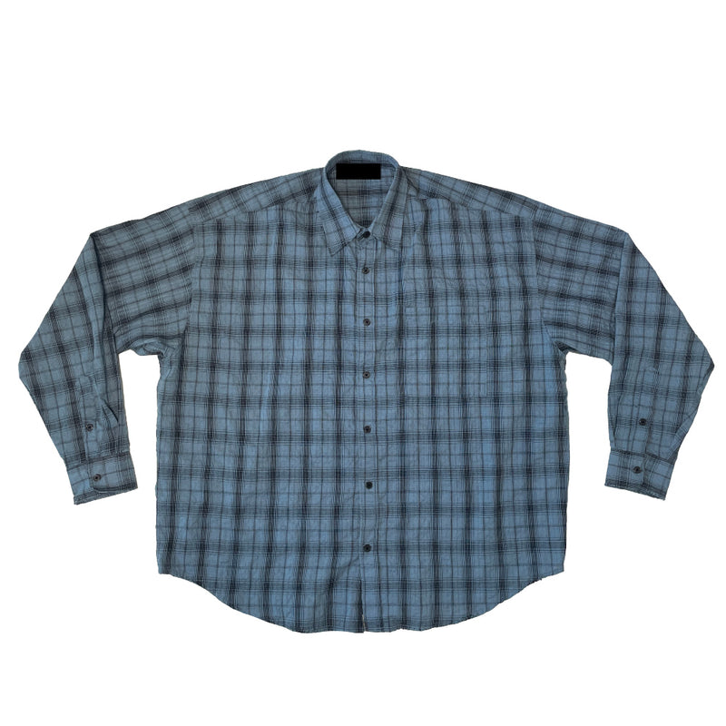 (Unisex)デストロイドチェックシャツ