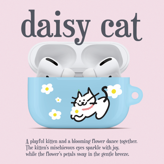 daisy cat airpods case