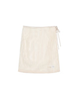 Strap Layered Skirt [BEIGE]
