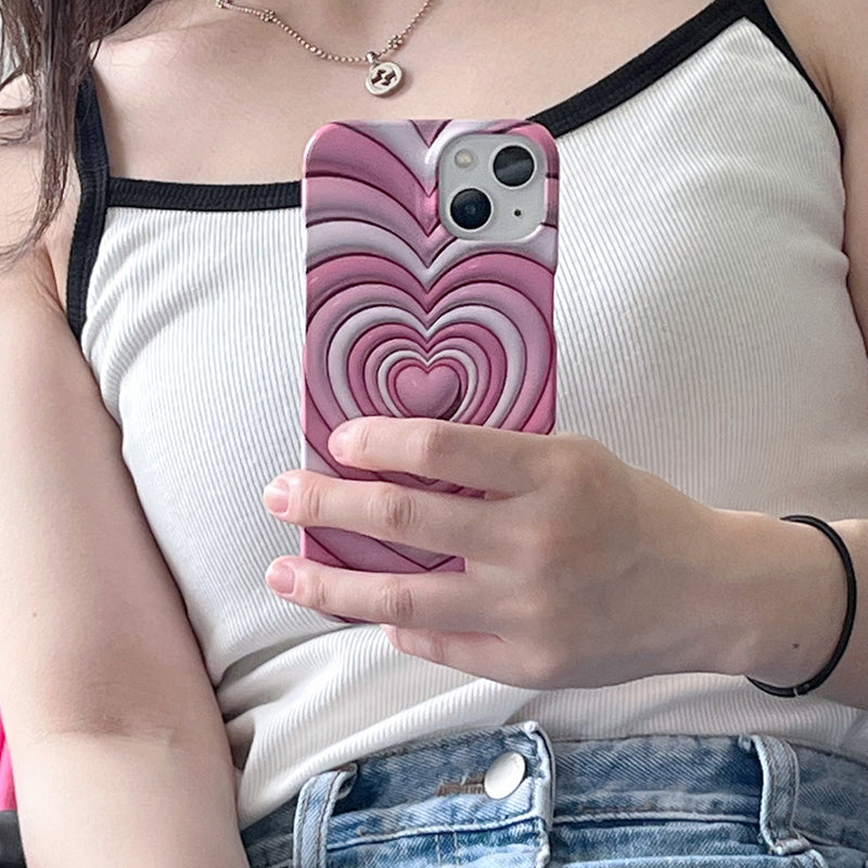 [MADE] 3d heart beam iphone hard case