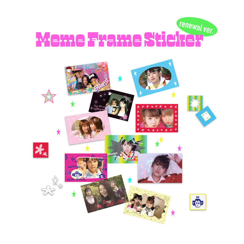 Meme frame sticker set (3pcs)