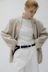 Linen cotton jacket (natural)