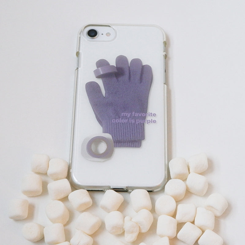 パープルジェリーケース / purple jellyhard case(only iphone)