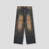 ASCLO Vintage Double Walk Denim Pants (3031)