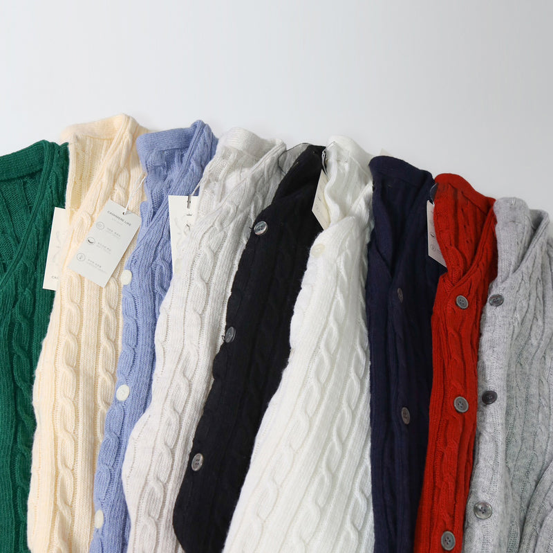 Kitts Twisted Bread Button Cardigan (9 colors)