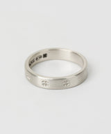 Clover simple rail ring W (925 silver)