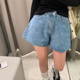 [MD pick!] Mini Ribbon Denim Shorts