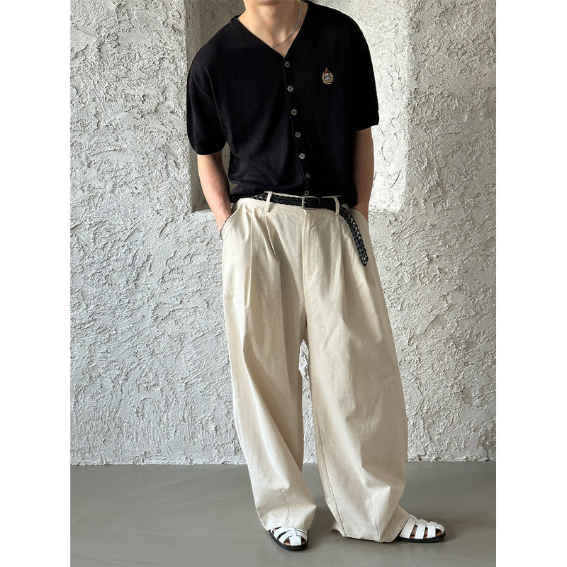 [S/S] Linen two tuck wide pants(5color)