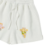 [WOMEN'S EDITION] RUN TOGETHER CARE BEARS COTTON HALF PANTS WHITE
