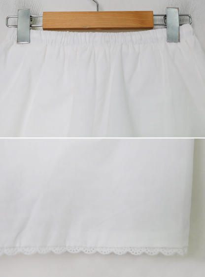 Gelato Lace Pintuck Banding Shorts
