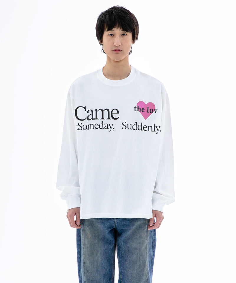 SOMEONE, SOMEDAY LONG SLEEVE In White