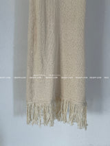 knit fringe bustier long dress