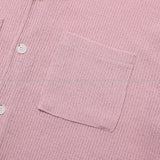 LMN rear neutral two pocket short sleeve cardigan (6 colors)