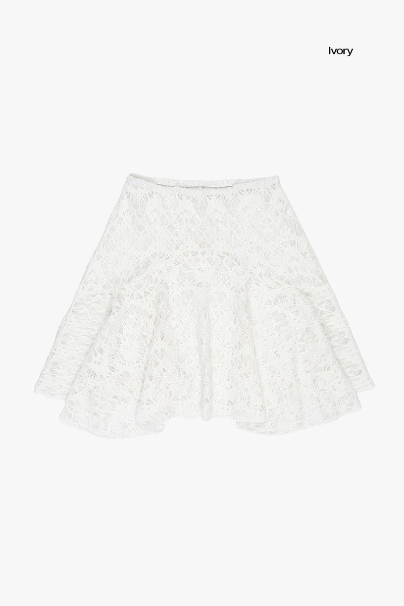 Sophisticate layered midi skirt